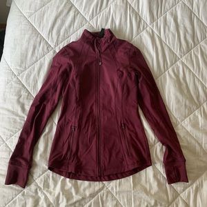 maroon jacket